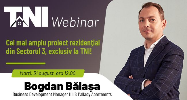 Webinar TNI: Cel mai amplu proiect rezidențial din Sectorul 3, exclusiv la TNI !