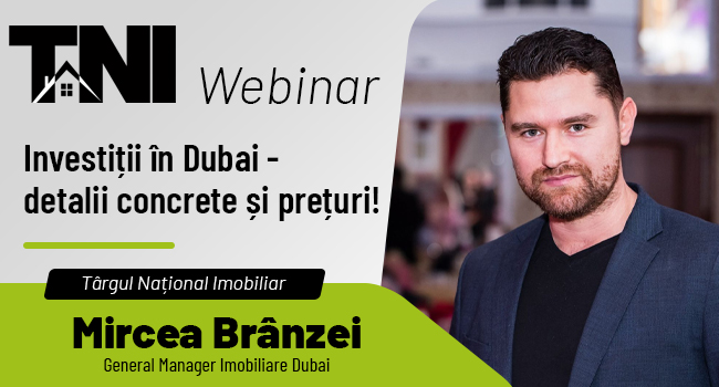 Webinar TNI: Investiții în Dubai- oferte concrete și prețuri!