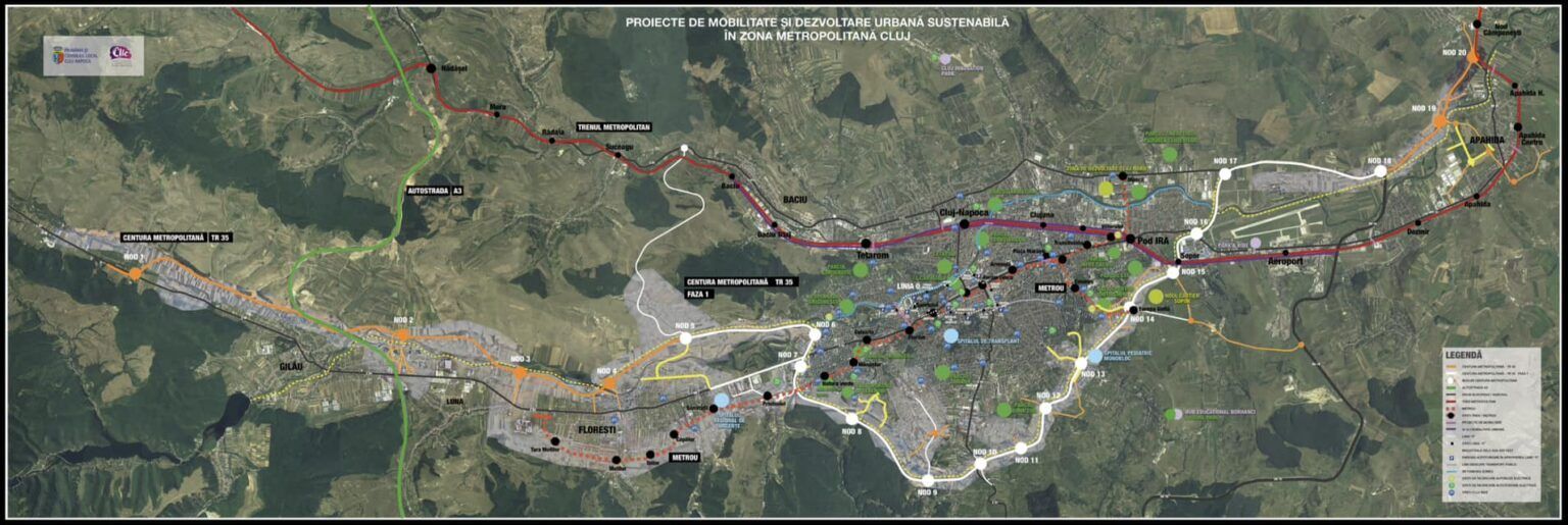 Marile firme de construcții concurează pentru un contract de 225 milioane euro în Cluj