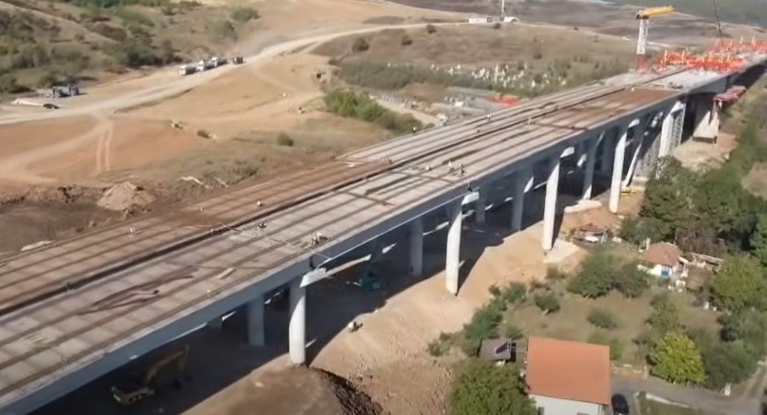 Stadiul lucrărilor la viaductele Autostrăzii A3 Transilvania