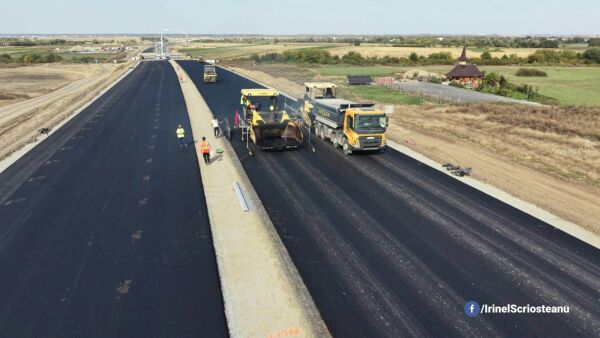 Stadiul lucrărilor la Autostrada A0 București Nord - Lotul Dragomirești-Corbeanca