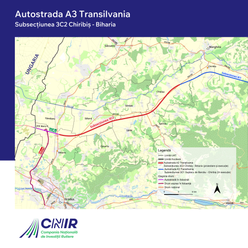 Autostrada A3 Transilvania, Lotul Chiribis – Biharia: Peste o luna vor incepe lucrarile de executie