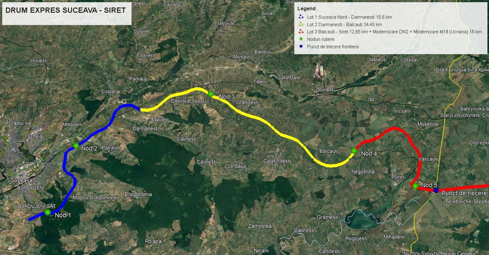 Drumul expres Suceava – Siret, lot 3: Oferta castigatoare este cu 21% mai ieftina